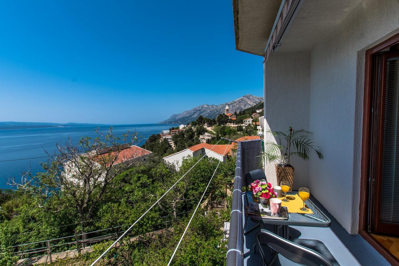 Seaview Apartment Slavica Brela Kültér fotó